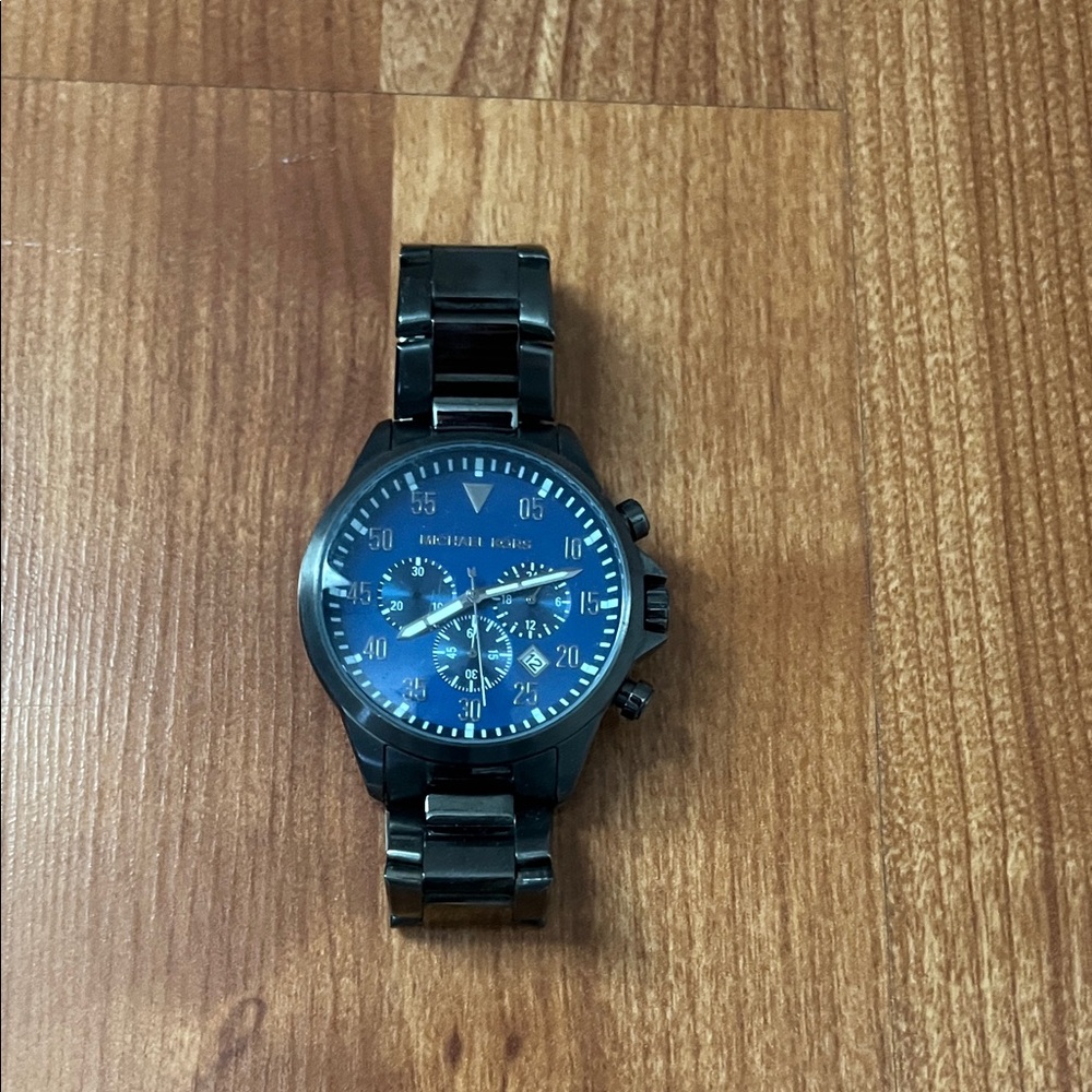 Michael Kors | Black and Blue Watch